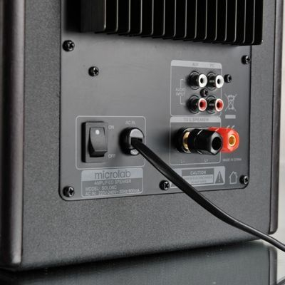 Bokse Microlab SOLO6C, stereo 2.0, kuti druri, kafe