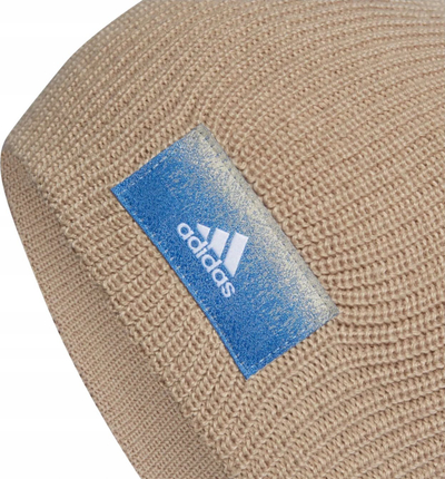 Kapelë beanie adidas ESS Beanie II3522, poliakrilik, e bezhë