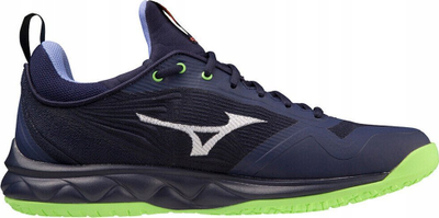 Atlete sportive Mizuno Wave Luminous 2 për sallë, numër 45, blu me jeshile