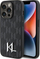 Mbrojtëse telefoni Karl Lagerfeld KLHCP15XPKLPKLK, lëkurë, për iPhone 15 Pro Max 6.7", e zezë