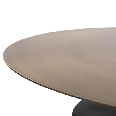 Tavolinë për kafe Cutty Φ76×45,5 Hcm (HM9722), zezë