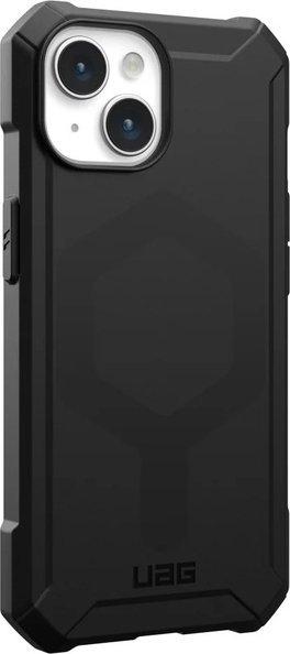 Mbrojtëse telefoni UAG Essential Armor për iPhone 15 Plus 6.7", me magnet, MagSafe, e zezë