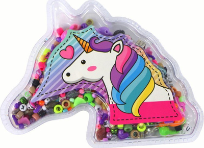 Set për byzylykë Unicorn Leantoys, për punime me dorë, shumëngjyrësh
