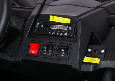Makine lodër elektrike Ramiz ATV 4x4, 24V 14Ah, 4x200W, bardh e zez