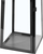 Fener dekorativ CRETE, çelik inox, 42 cm, i zi