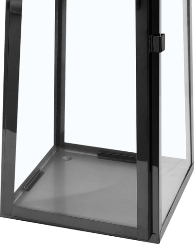 Fener dekorativ CRETE, çelik inox, 42 cm, i zi