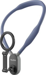 Mbajtëse telefoni Telesin Magnetic Neck Mount, MagSafe, magnetike, gri blu