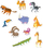 Set magnetik Dodo Animals, 10 pjesë, shumëngjyrësh
