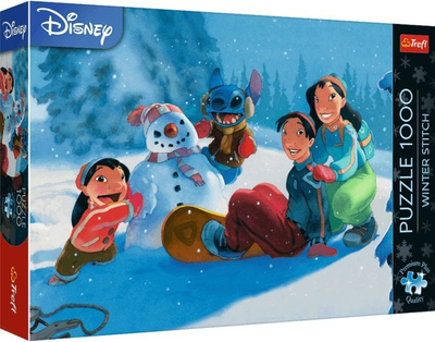 Puzzle Trefl Winter Stitch, 1000 copa, Premium Plus Quality, shumëngjyrëshe