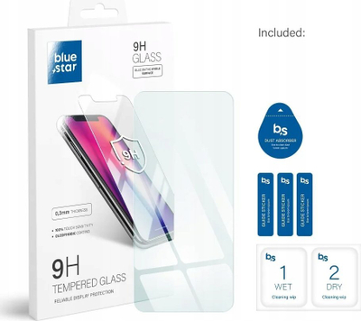Xham mbrojtës Blue Star për Xiaomi Redmi Note 13 5G, tempered glass, transparent