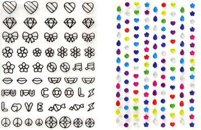 Set manikyri Lean Toys Zestaw For Painting Nails, 4 stilolapsa për thonj, shumëngjyrësh
