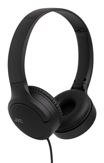 Kufje me kabllo JVC HA-S33UC, USB-C, me telekomandë, të zeza