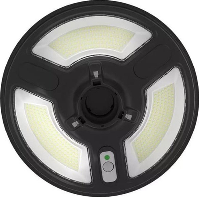 Llambë kopshti diellore V-TAC 10W, me sensor lëvizje, IP65, e zezë