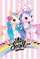 Ditari Unicorns me Glitter, 135x197mm, 48 faqe, me rrjetë