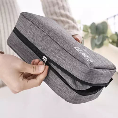 Ташна за тоалет Hook Hanging Necessity за мажи, материјал Оксфорд, сива боја
