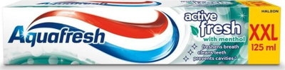Pastë dhëmbësh Aquafresh Active Fresh, me mentol, 125 ml