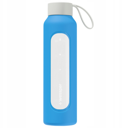Mbështjellës silikoni Wessper B1 Borosilicate, 0.5L, model Ocean, blu e hapur