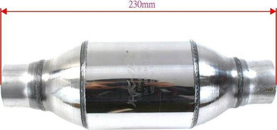 Konvertor sportiv katalitik AWG_C FI 55, deri 2.0L, EURO 4, çelik inoks