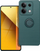 Mbulesë silikoni Forcell për Xiaomi Redmi Note 13 5G, me unazë mbajtëse, jeshile