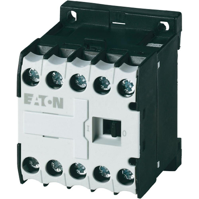 Kontaktor Eaton DILEM12-01, 12A, 230/240V AC, i bardhë
