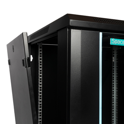 Kabinet rrjeti Spacer SPCW 18U 19", 600x600mm, i zi