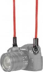 Rrip qafe për kamerë Fotospeed Round Strap System, 110cm, për mirrorless, i kuq