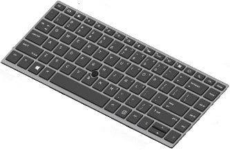 Tastierë laptopi HP L15540-B31, për zëvendësim, e zezë