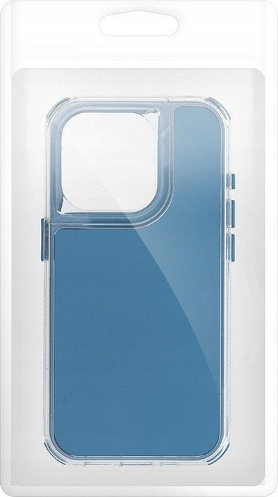 Këllëf telefoni Matrix për iPhone 14, me kornizë të tejdukshme, mbron nga goditjet, blu
