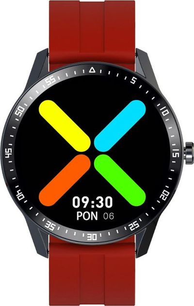Smartwatch G.Rossi SW018-4, ekran me prekje, mat aktivitete, i kuq