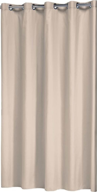 Perde dushi Sealskin Coloris, 180x200 cm, poliester, ecru