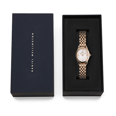 Orë për femra Daniel Wellington Ophelia Mini Rose Gold DW00100805, e artë rozë