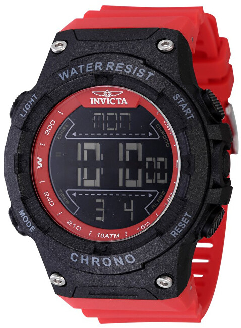 Orë dixhitale Invicta Racing Digital 47528, e kuqe