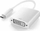 Adapter USB C në DVI, 15 cm, i bardhë