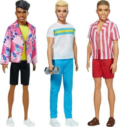 Kukull Barbie Ken 60 vjetori Mattel, koleksion, për kalamaj 3+
