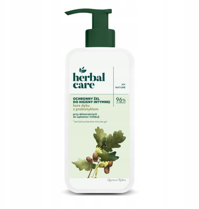 Xhel intim Farmona Herbal Care Oak Bark, me prebiotikë, 330ml