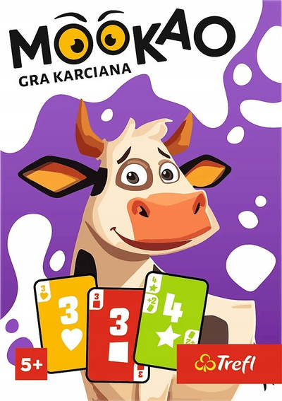 Игра со карти Trefl MooKao, 80 карти, семејна, шарена