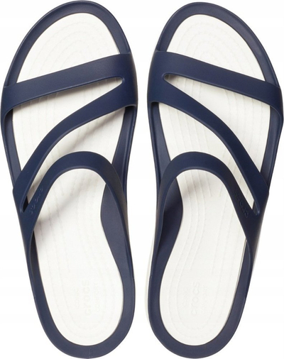 Sandale për gra Crocs Swiftwater Sandal W, nr 37 38, blu navy e bardhë