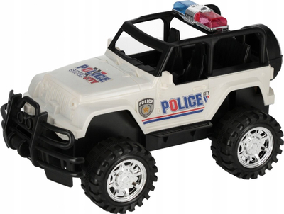 Makinë lodër policie Mega Creative Police Car, xhip, funksion tërhiq dhe lësho, shumëngjyrëshe