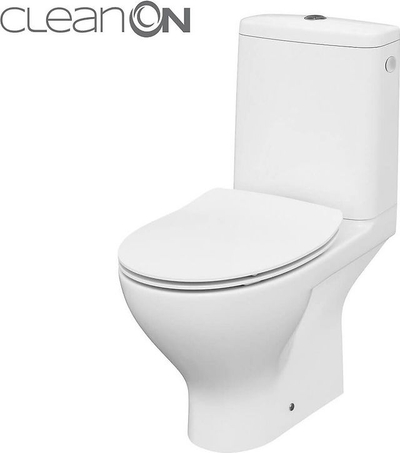 Set WC kompakt Cersanit Moduo K116-001, 64.5 cm, CleanOn, i bardhë