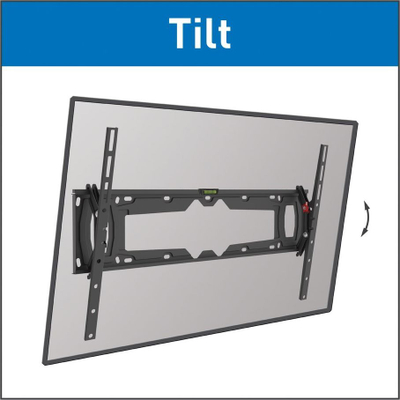 Standi për TV Barkan E410, deri 90", 60 kg, i zi