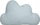 Jastëk dekor Berlingot Cloud, si re, 45x15x28 cm, blu