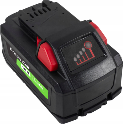 Bateri veglash Green Cell M18, 18V, 8Ah, e zezë