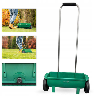 Shpërndarës kopshti John Gardener 12L, dorembajtës, rreze 46.5 cm, i verdhë