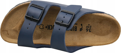 Sandale Birkenstock Arizona Birko Flor, shputë anatomike, rripa që rregullohen, bezhë