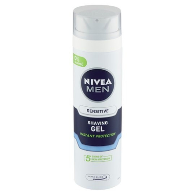 Xhel për rrojë Nivea Sensitive Shaving Gel Instant Protection, 200ml