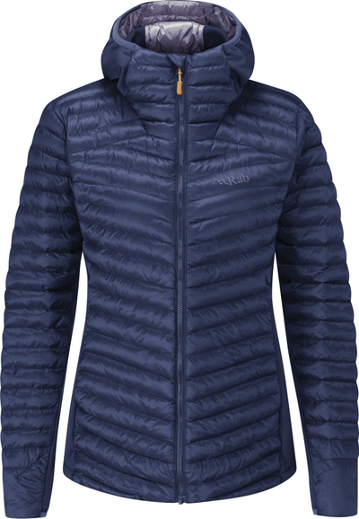 Xhaketë për goca Rab Cirrus Flex 2.0 Hoody, e trashë me lesh sintetik, me kapuç, Patriot Blue XS