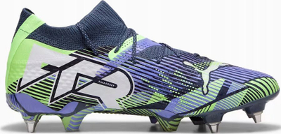 Këpucë futbolli Puma Future Ultimate SG, me dhëmbëza për bar të butë, të bardha