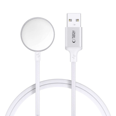 Kabllo karikimi magnetike Tech-Protect MC02 UltraBoost, 1m, USB-A, e bardhë