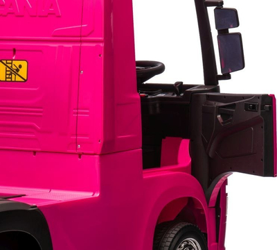 Makina elektrike për kalamoj Scania 500R HL698, 4x4, me telekomandë, rozë