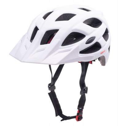 Helmetë biçiklete SKJORDE, e lehtë, me vizor të rregullueshëm, gri